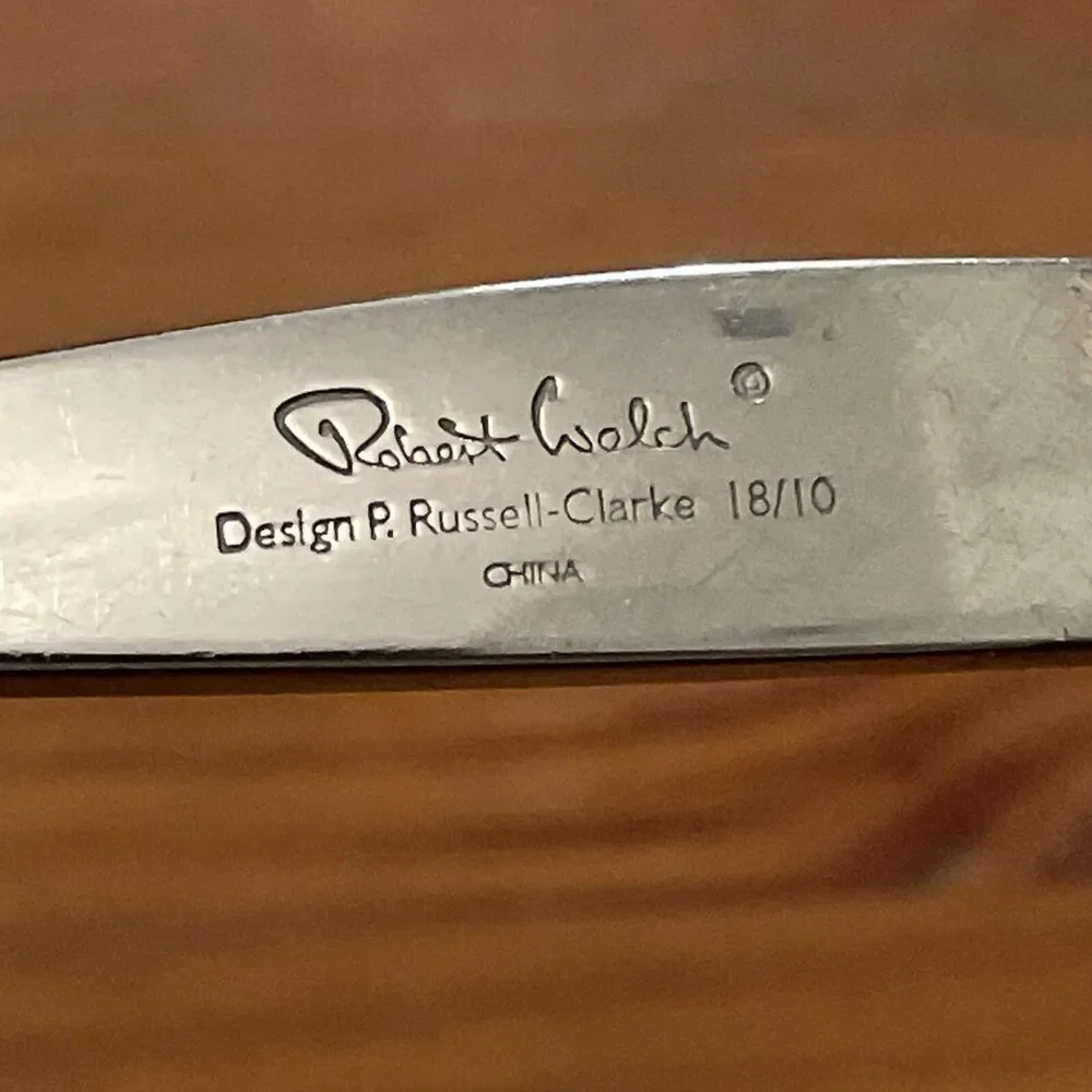 Robert Welch Scoop Mirror Salad Fork P Russell Clarke Stainless 18/10